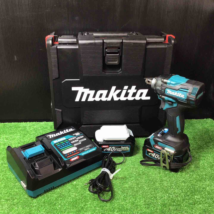 マキタ(Makita) 40Vmax充電式インパクトレンチ 2.5Ah バッテリ2本・充電器・ケース付 TW004GRDX【岩槻店】