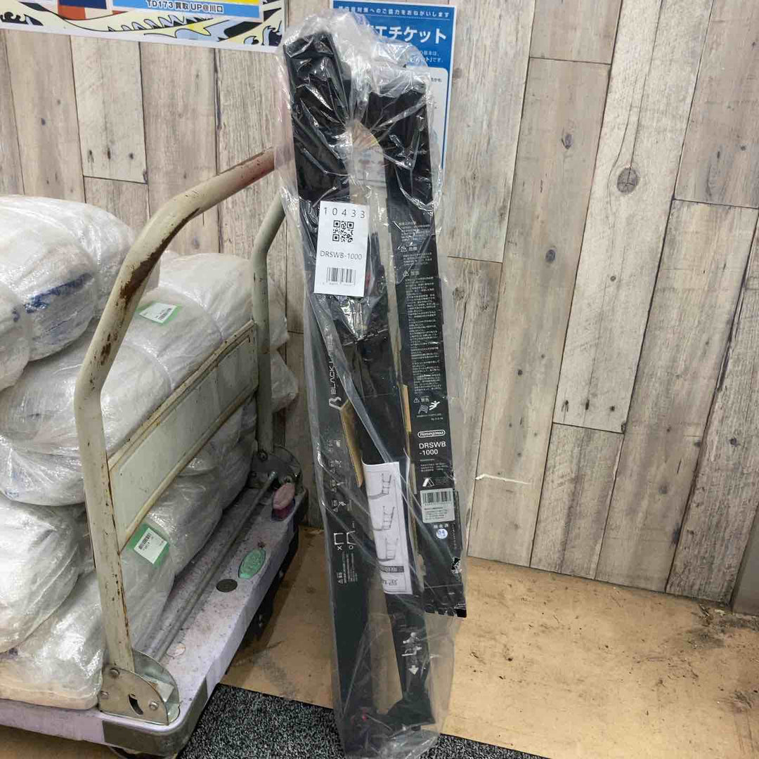 【未使用(店頭展示品)】長谷川工業(Hasegawa) BLACK LABEL 脚部伸縮足場台ブラック DRSWB-1000【東大和店】