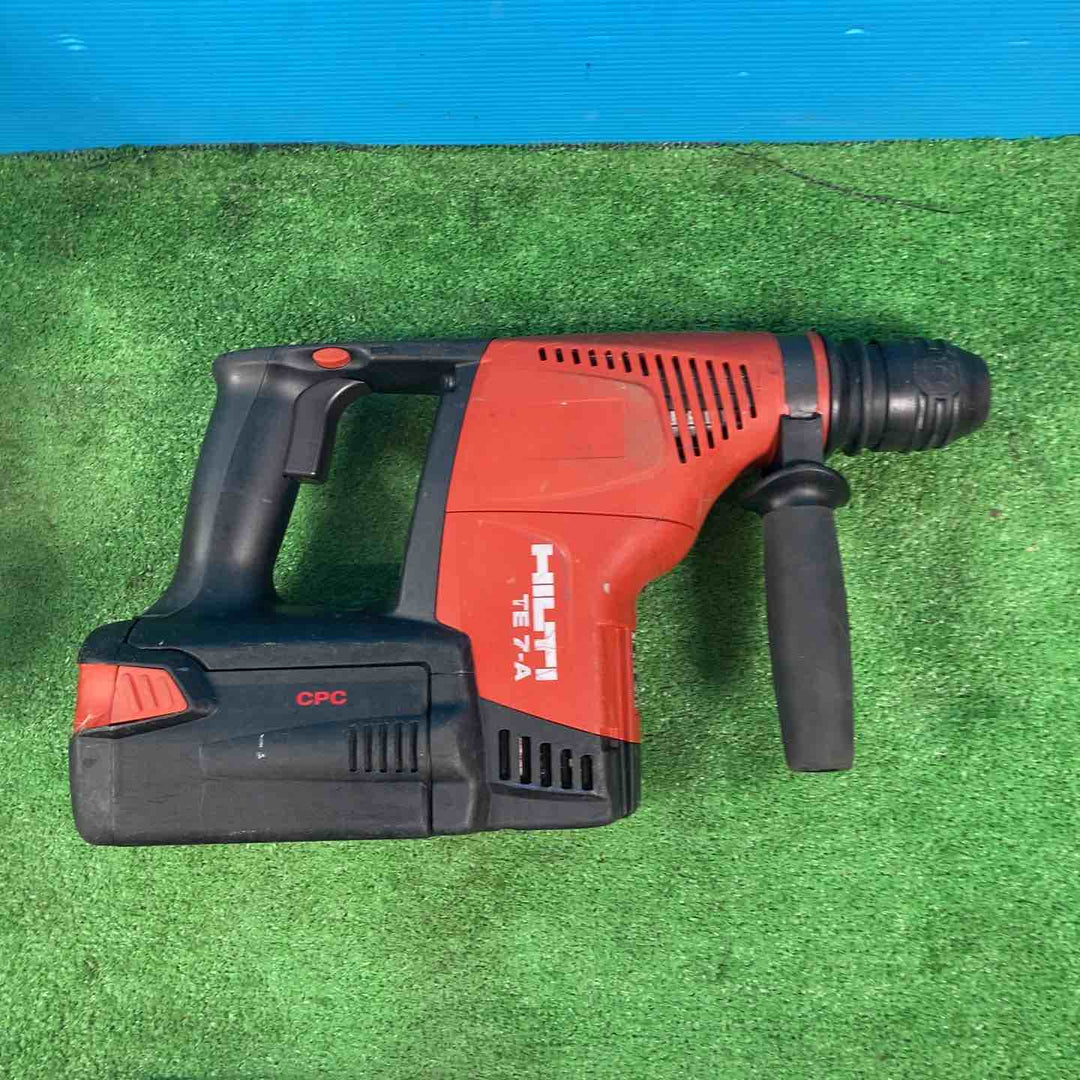 ◇ヒルティ(HILTI) コードレスハンマドリル TE7-A 集じんシステム付 ※充電器コード補修あり【岩槻店】