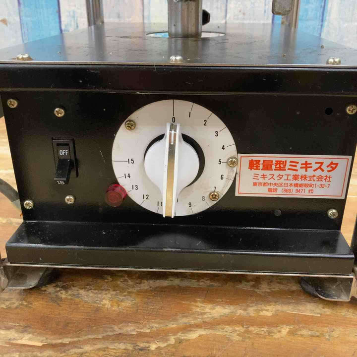 【中古品】★ミキスタ工業 シーリング材用撹拌機 ミキサー 軽量型ミキスタ パドル2本【柏店】