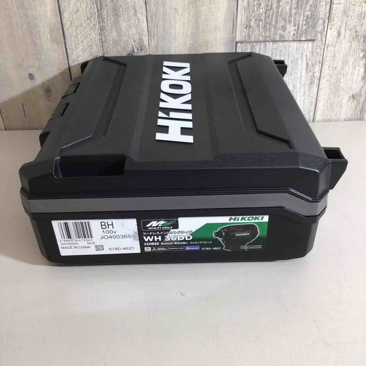 ★ハイコーキ(HIKOKI ※旧:日立工機) コードレスインパクトドライバ ストロングブラック WH36DD(2XHBSZ) 黒 ブラック【戸田店】