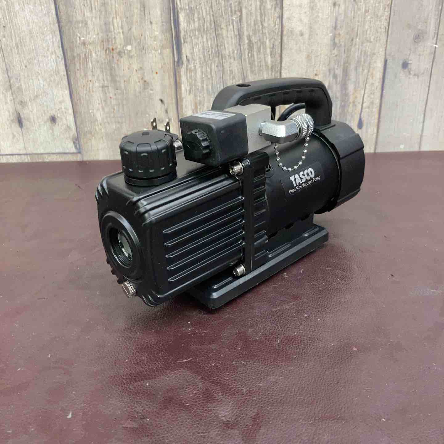 中古品】 イチネンTASCO オイル逆流防止弁付ウルトラミニツーステージ