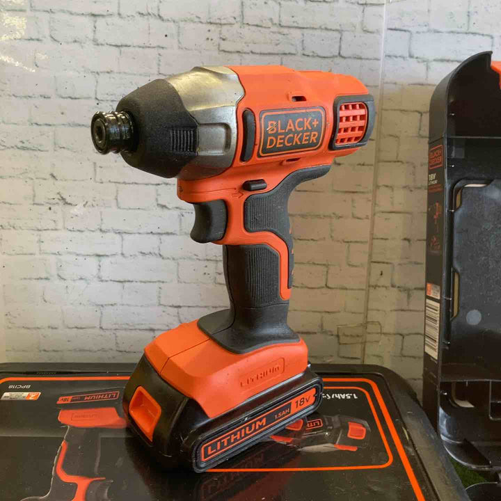 ブラックアンドデッカー(BLACK+DECKER) 18Vインパクトドライバー・ドリルドライバー　BPCI18とBDCDD186K　【町田店】