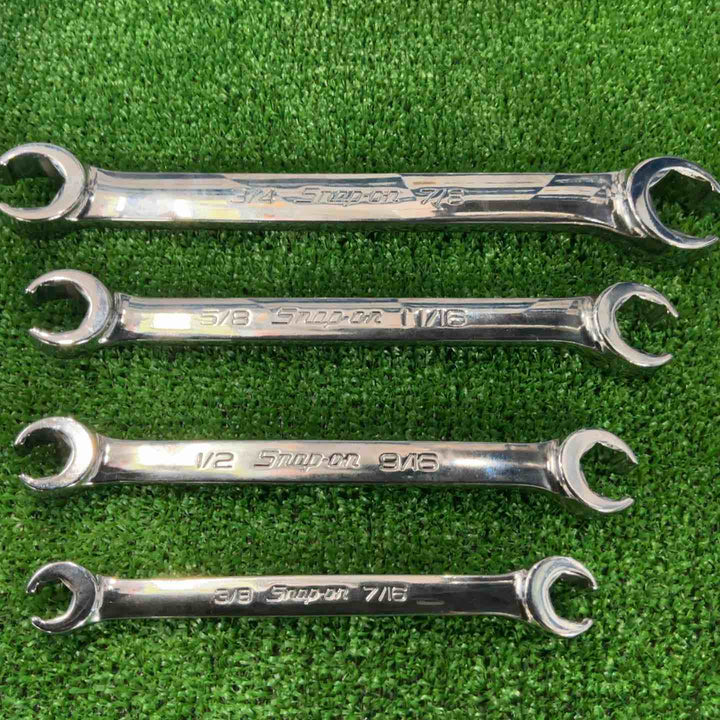 スナップオン Snap-on ダブルエンド フレアナット レンチ インチ 4本セット RXFS1214B 1618B 2022B 2428B【草加店】