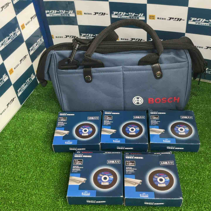BOSCH(ボッシュ)切断砥石105mm(10枚入)x5箱・オリジナルバッグ付特別セット(MCD10510VM/50)【草加店】
