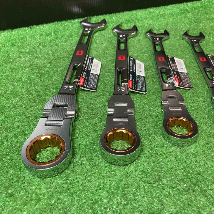 【未使用品(店頭展示品)】マストツール(musttool) ダブルフレキ 軽量ギアレンチ 24～10 計7本セット【岩槻店】