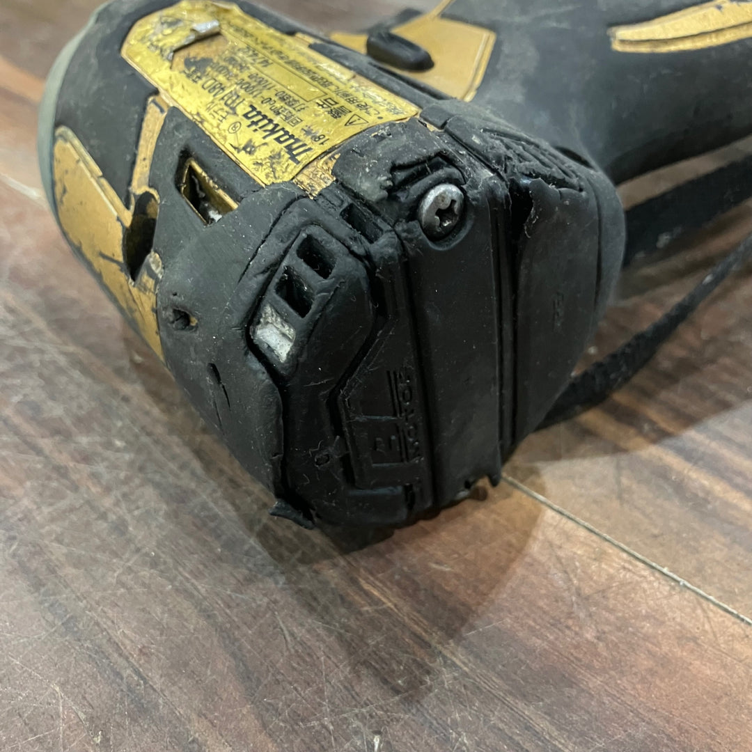 【現状品】◇マキタ(makita) コードレスインパクトドライバー 18V ゴールド TD148DSP1 (TD148DRTX) 100周年 保証なし【川口店】