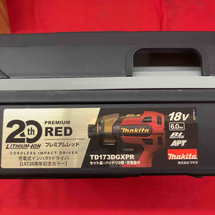 【未使用(店頭展示品)】★マキタ(makita) インパクトドライバー TD173DGXPR LXT20周年 プレミアムレッド【東大和店】