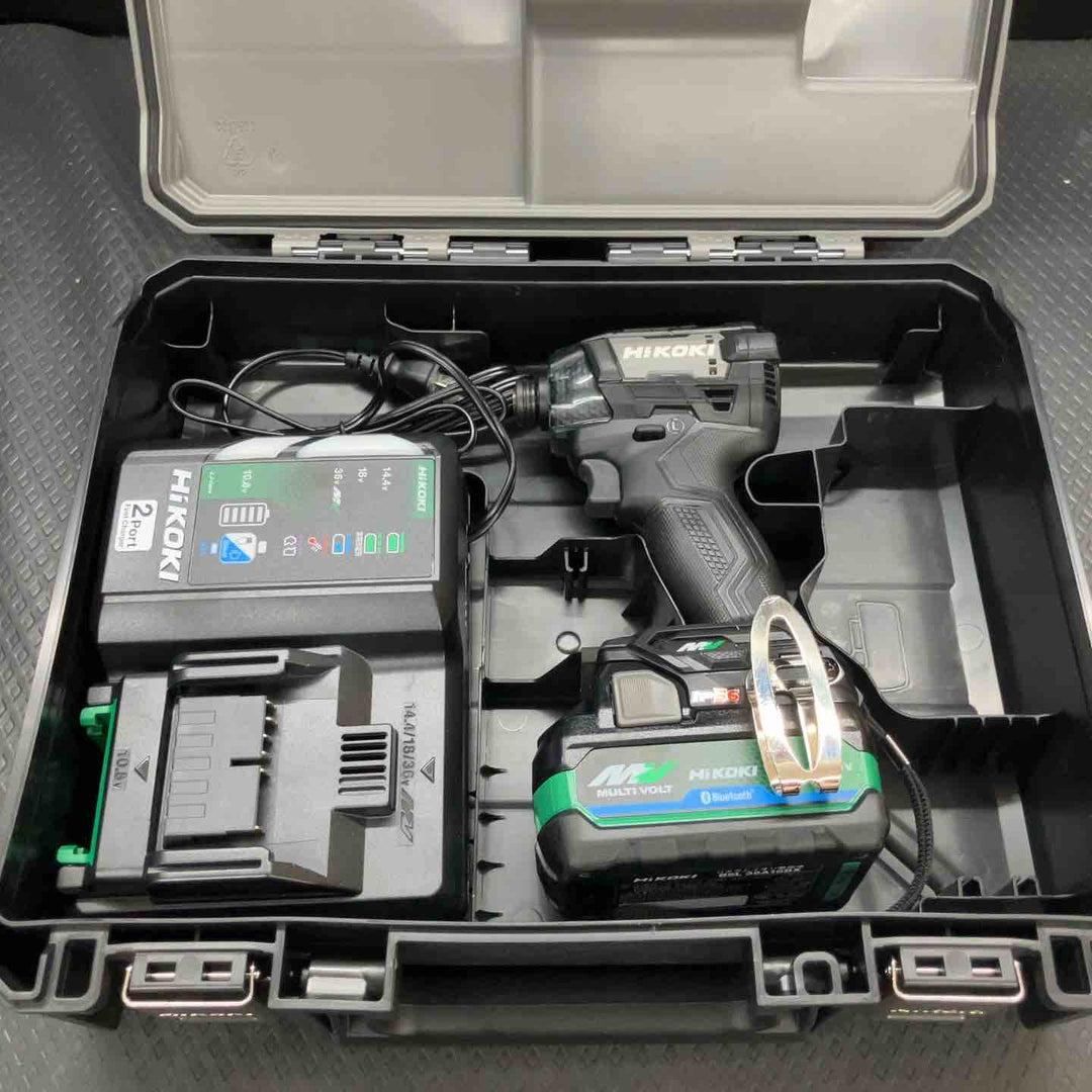 ★ハイコーキ(HIKOKI ※旧:日立工機) コードレスインパクトドライバ ストロングブラック WH36DD(2XHBSZ)【鴻巣店】