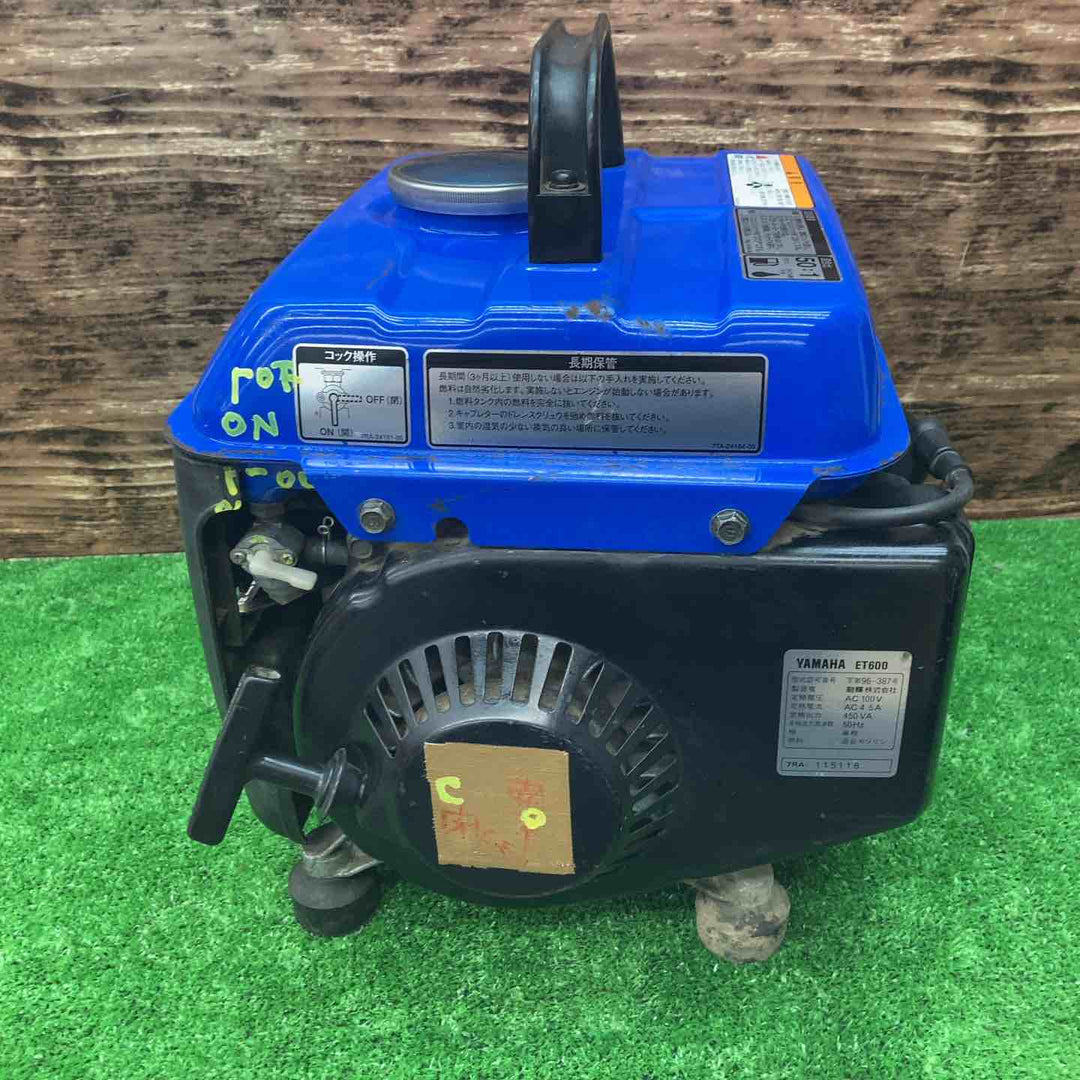 【店頭受取り限定】ヤマハ YAMAHA ガソリン発電機 ET600【川越店】