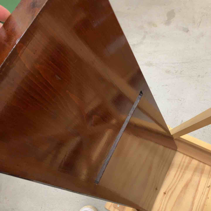 【店頭受取り限定】 刃幅：約240mm 鉋　削ろう会で展示、使用された　立てかけ台付き【戸田店】