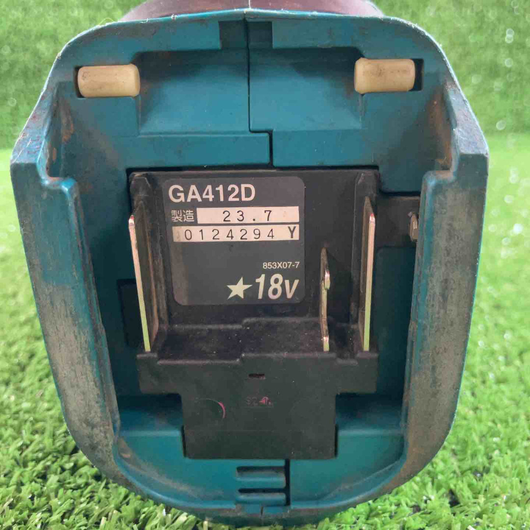 ★マキタ(makita) 100mmコードレスディスクグラインダ GA412DZ【川崎店】