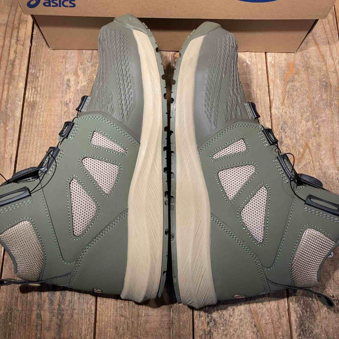 【中古極美品！】◇[アシックス] 安全靴 ウィンジョブ CP122 BOA マントルグリーン/ローズゴールド 26.5cm BOA　1273A117-300【所沢店】