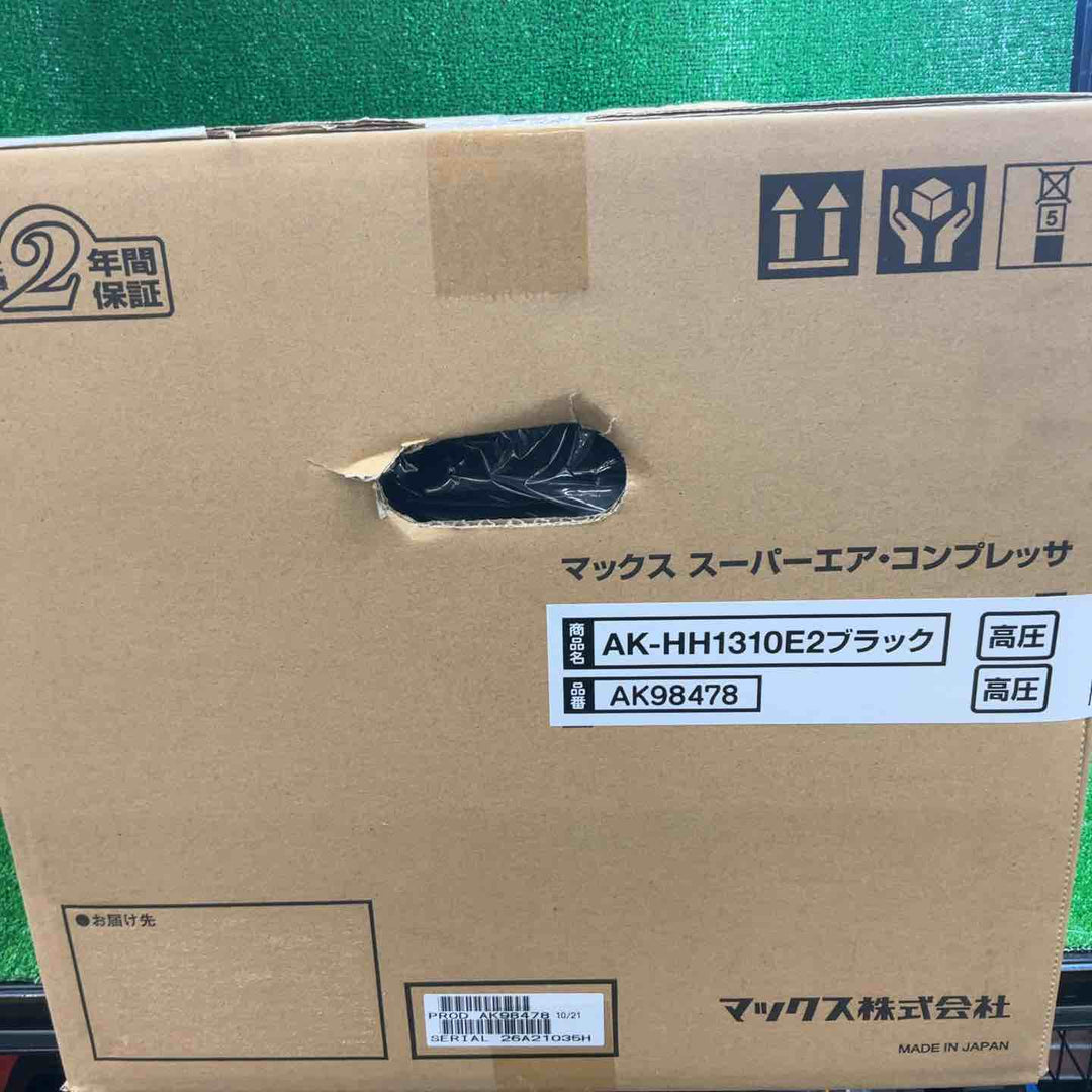 【未使用】 マックス(MAX) 高圧専用エアコンプレッサー AK-HH1310E2_ブラック 【藤沢店】