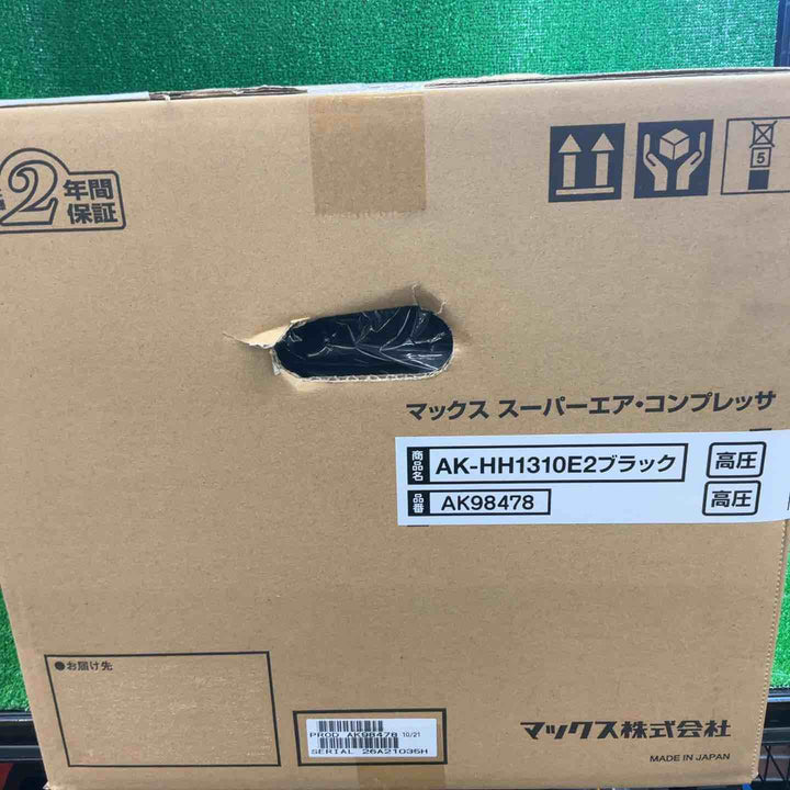 【未使用】 マックス(MAX) 高圧専用エアコンプレッサー AK-HH1310E2_ブラック 【藤沢店】