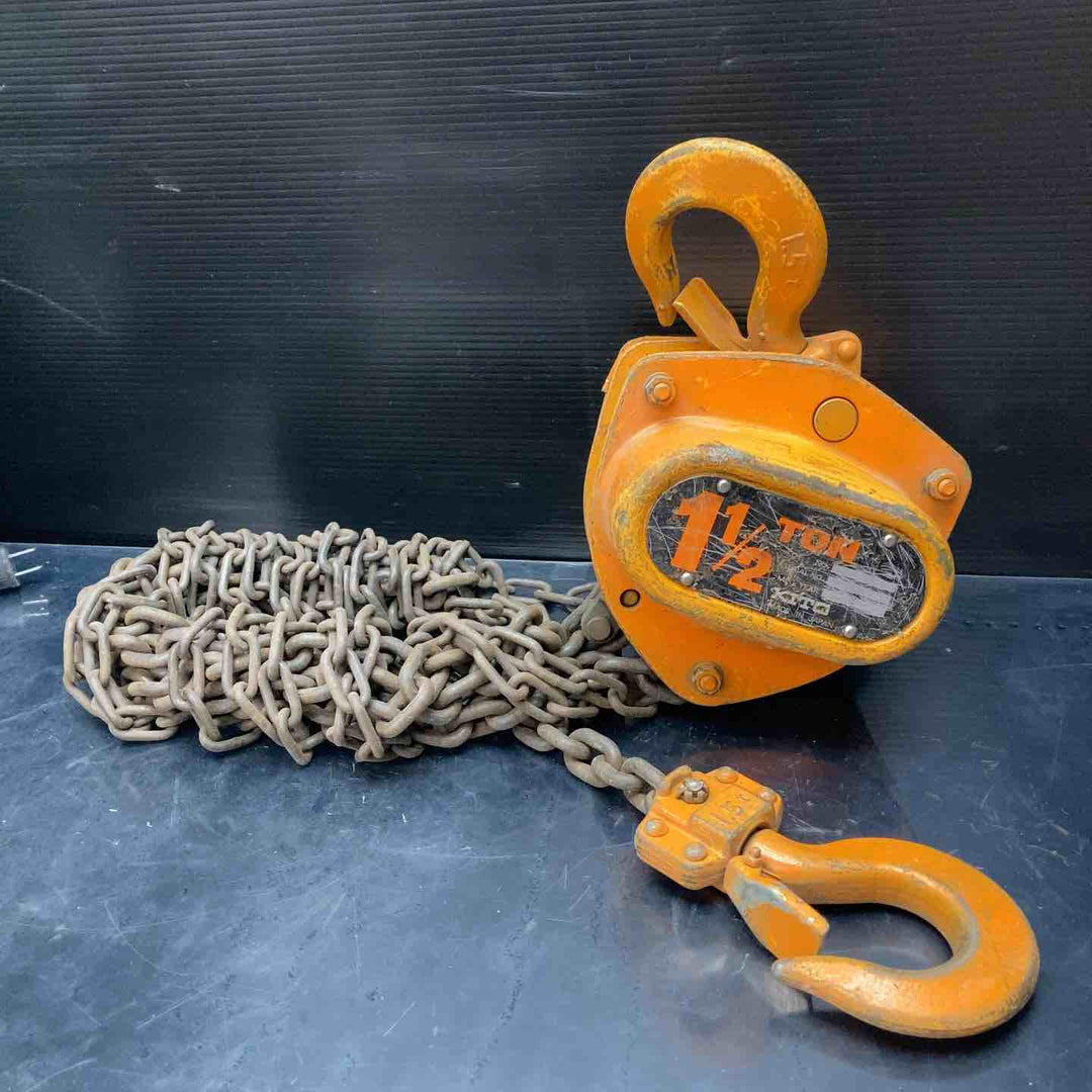 ◇KITO(キトー) M3型 チェーンブロック 1.5t(1 1/2TON) CB015【川越店】