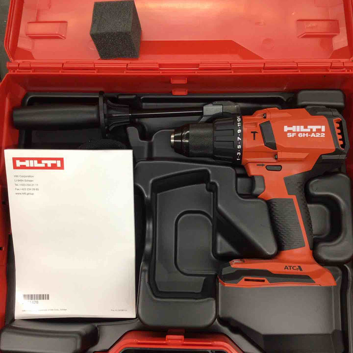 HILTI ヒルティ 充電式振動ドリルドライバー SF6H-A22【戸田店】