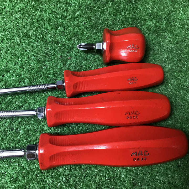 【中古品】マックツール(MACTOOLS) ドライバーDG33/22/11/DGS2 DF315/210/DG11/DGS2　8本セット