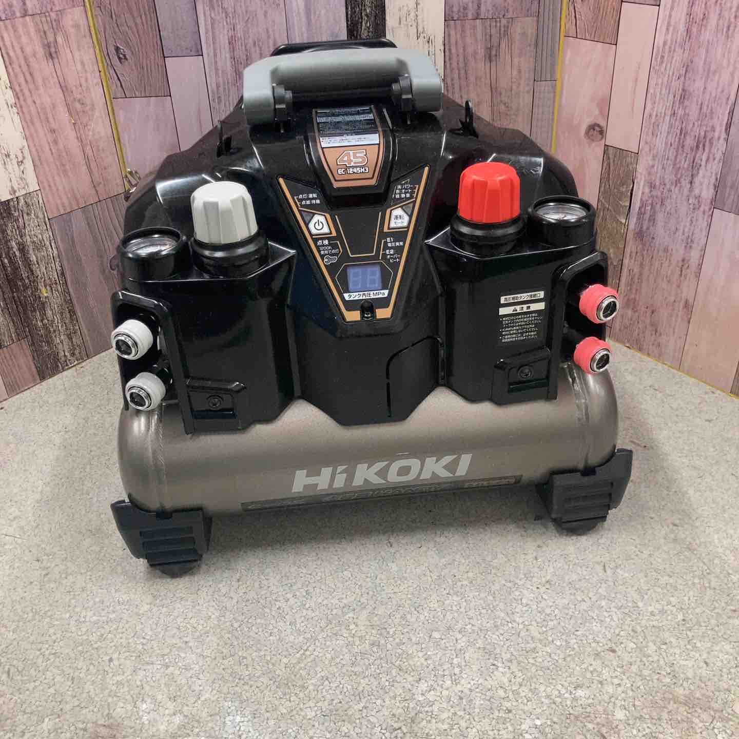 ☆ハイコーキ(HIKOKI ※旧:日立工機) 高圧エアコンプレッサ EC1245H3