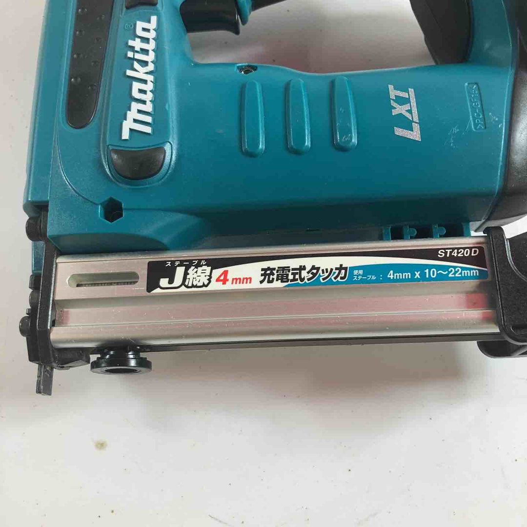 ☆マキタ(makita) 14.4V 4mm J線 コードレスタッカ ST420DRF【川崎店】