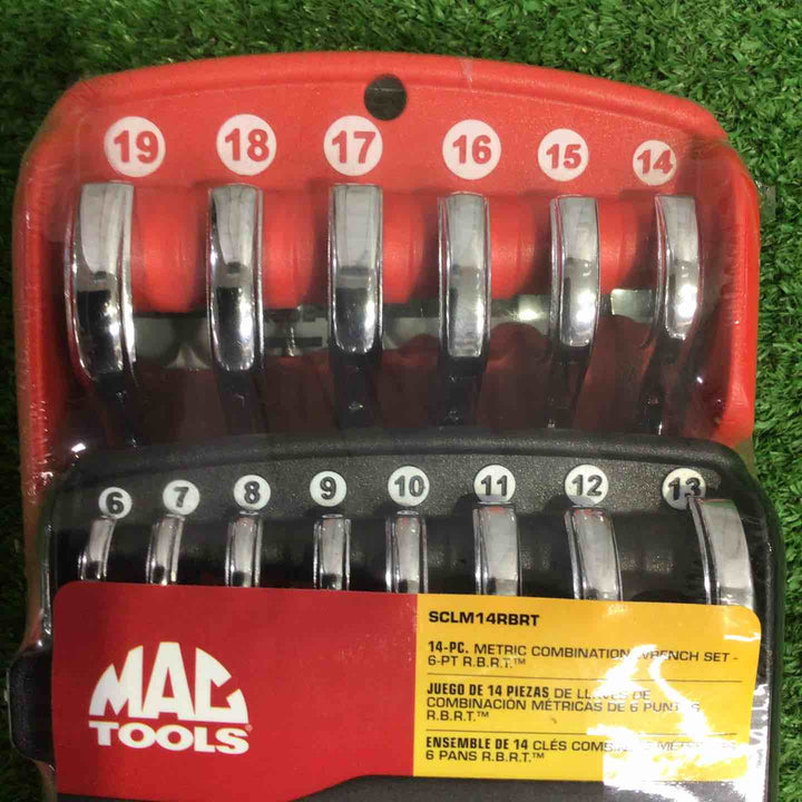 ◇マックツールズ 14Pc. MM RBRT™ コンビネーション レンチ セット  6 ポイント SCLM14RBRT【町田店】
