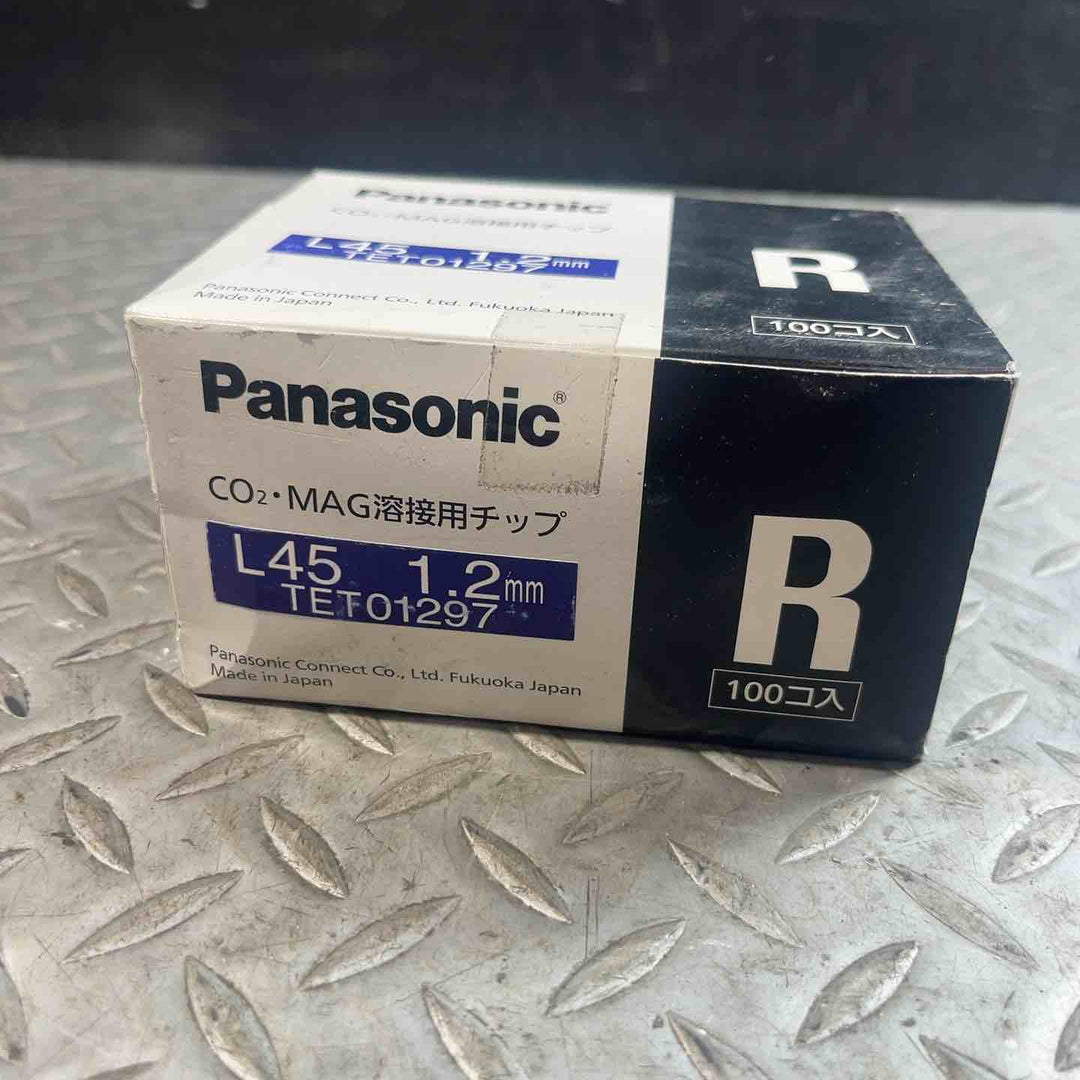 Panasonic パナソニック CO2・MAG溶接用チップ L45 1.2mm TET01297 R 100個入り【草加店】