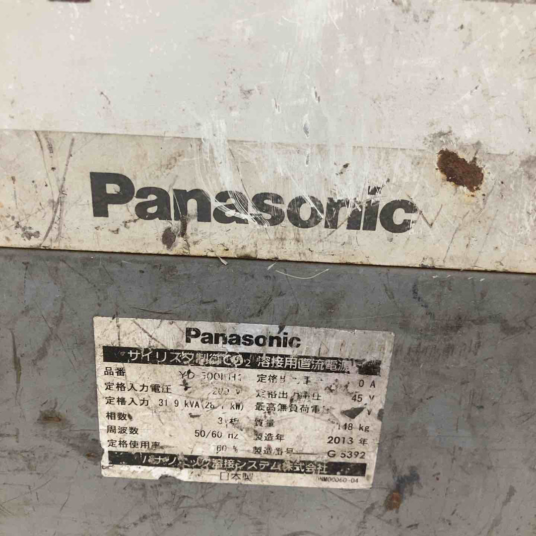 【中古品／店頭受取り限定】◇Panasonic 半自動溶接機 KH500 YD500KH1 3相200V 2013年製【八潮店】