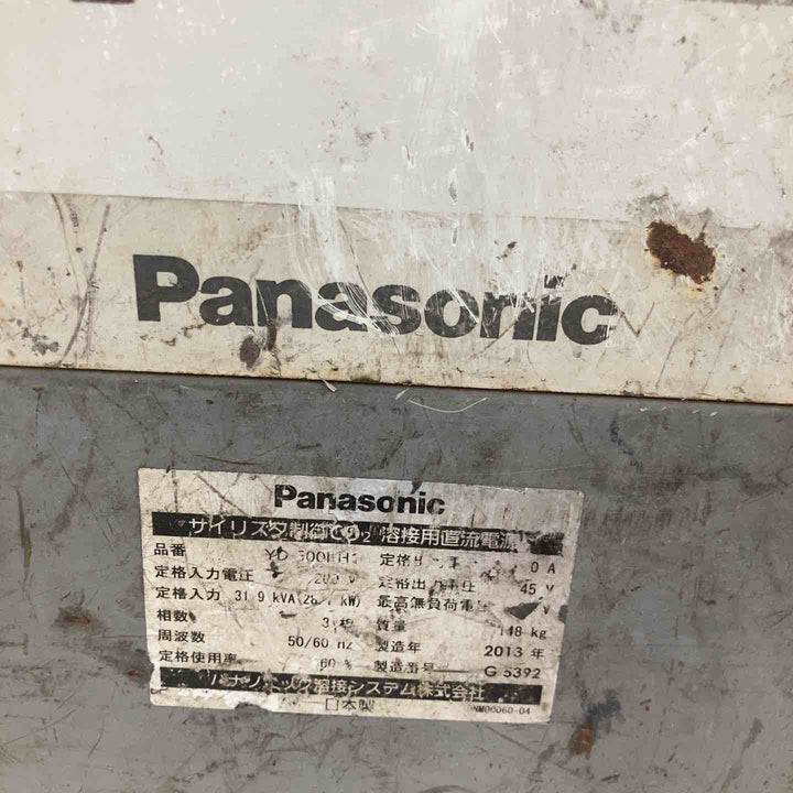 【中古品／店頭受取り限定】◇Panasonic 半自動溶接機 KH500 YD500KH1 3相200V 2013年製【八潮店】