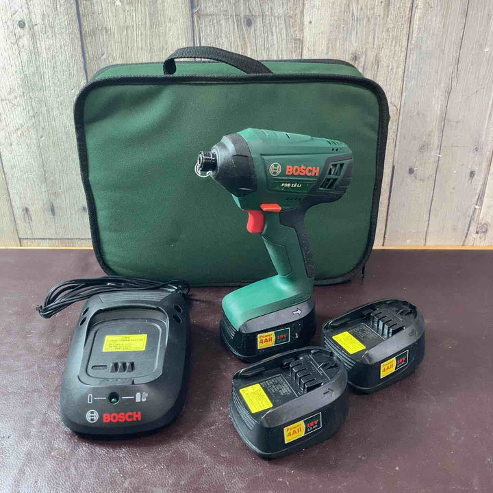 【中古品】BOSCH(ボッシュ) 18Vバッテリーインパクトドライバー PDR18LIN フルセット+バッテリー1個付属【東大和店】