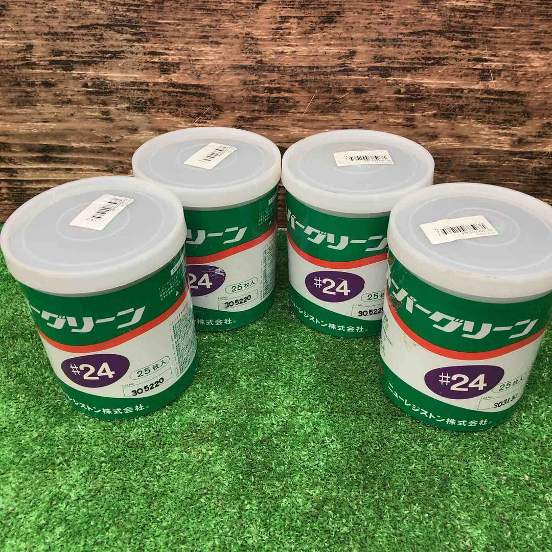 ◇NRS(ニューレジストン) スーパーグリーン 100×3×15#24 SG100324 (25枚入×4点)、SG100346 (25枚入）【川越店】