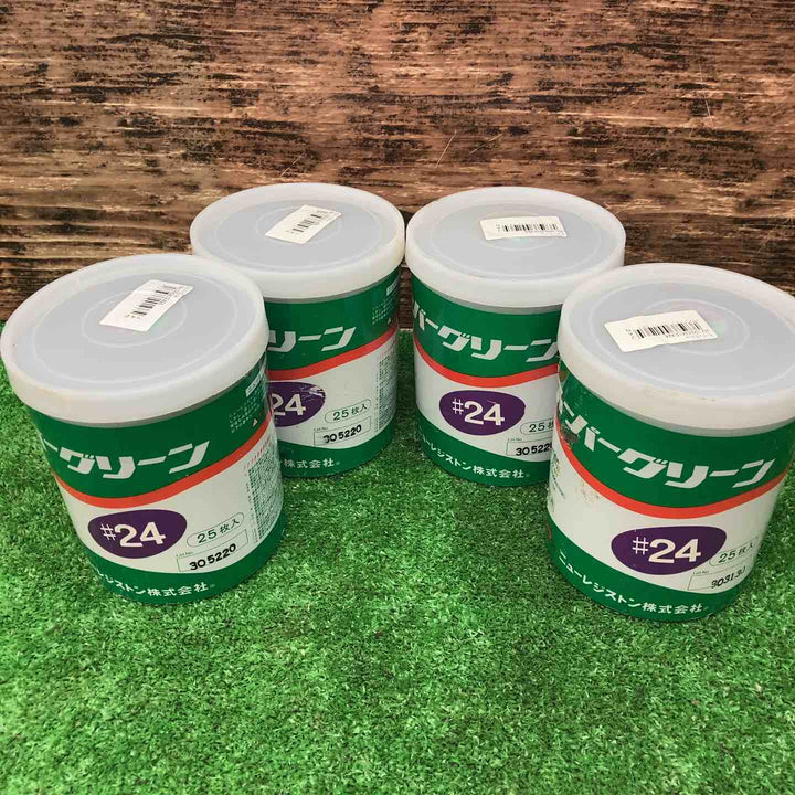 ◇NRS(ニューレジストン) スーパーグリーン 100×3×15#24 SG100324 (25枚入×4点)、SG100346 (25枚入）【川越店】