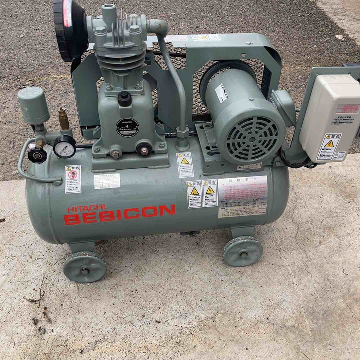 【店頭受取り限定】◇日立産機システム 三相200V 1馬力 給油式ベビコン ベビコン 圧力開閉式 50Hz用 0.75P-9.5VP5【柏店】