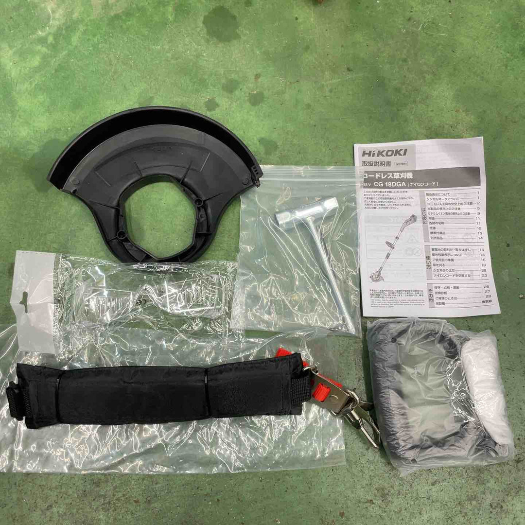 【マルチボルトバッテリー付】 ハイコーキ(旧:日立工機) コードレス草刈機 CG18DGA(BG)【桶川店】