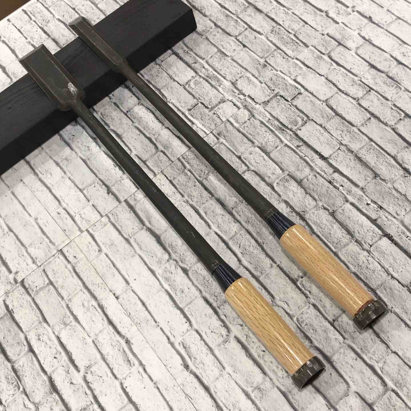 船津舟弘作 元寿 舟弘 叩き鑿？ 2本組 【川口店】 – アクトツール