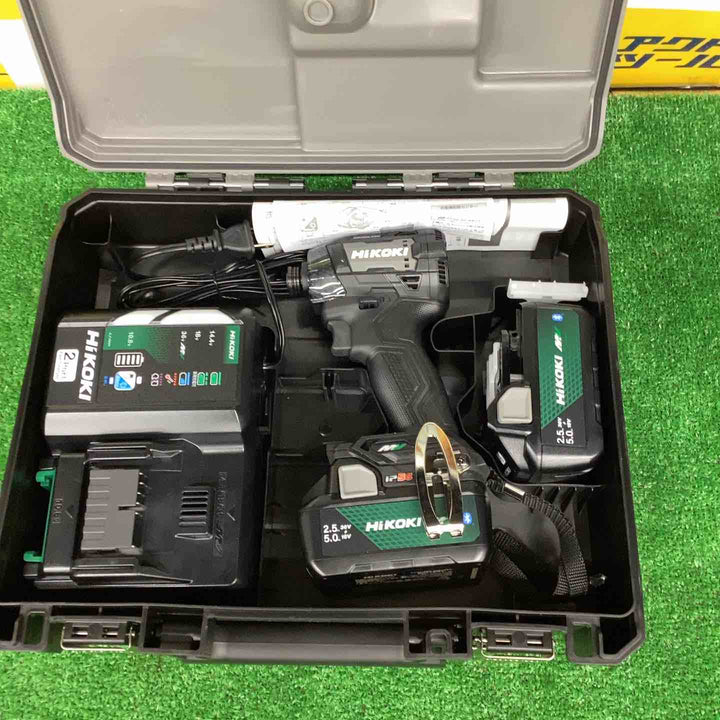 ★ハイコーキ(HIKOKI ※旧:日立工機) コードレスインパクトドライバ ストロングブラック WH36DD(2XHBSZ)【越谷店】