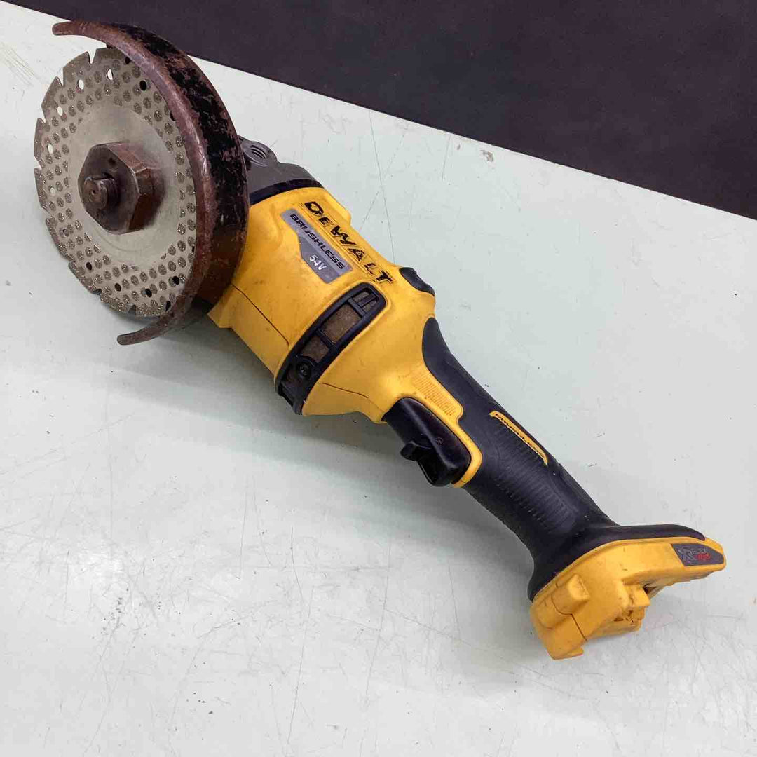 デウォルト(DeWALT) ジスクグラインダ DCG414N-JP バッテリー×2 充電器付 18V 54V 【越谷店】