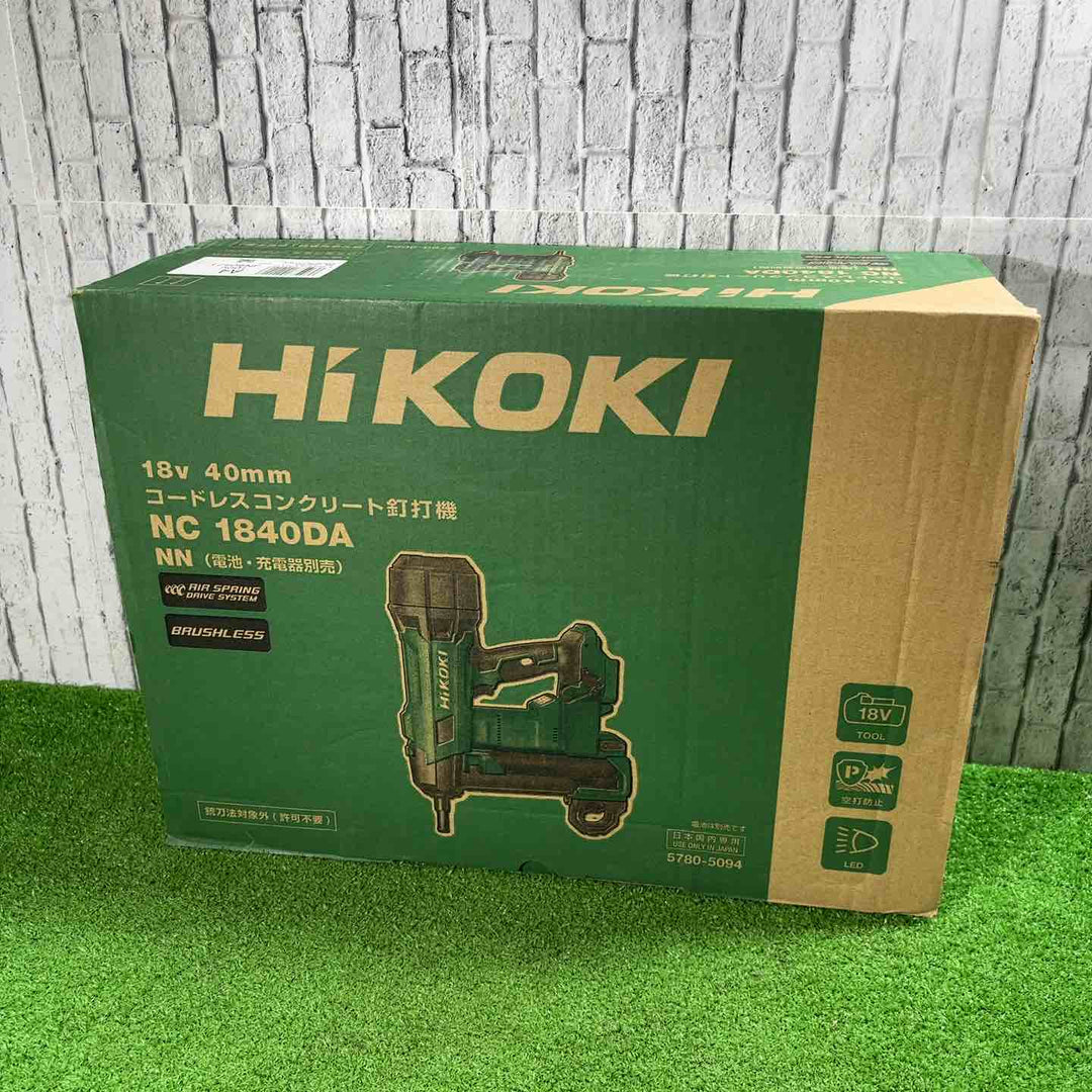 ★ハイコーキ(HIKOKI) コードレスコンクリート釘打機 NC1840DA(NN)(本体のみ)【川口店】