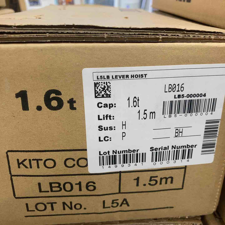 ★KITO(キトー) レバーブロック LB016【八潮店】