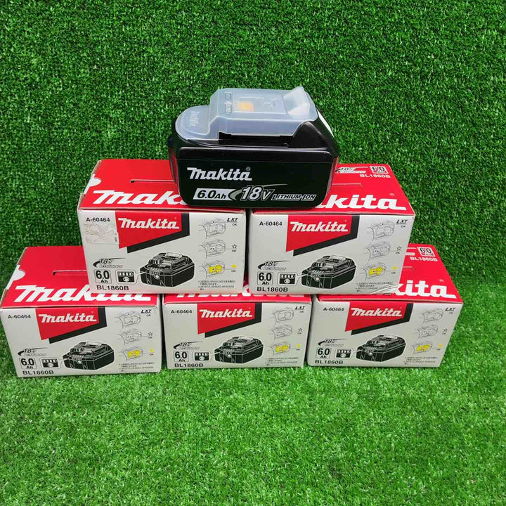 【5個セット】マキタ(makita) リチウムイオンバッテリー 18V/6.0Ah BL1860B【藤沢店】