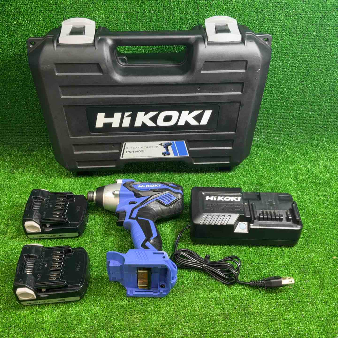 【中古品】 ハイコーキ(HIKOKI ※旧:日立工機) コードレスインパクトドライバ FWH14DGL(2LEGK) 【藤沢店】