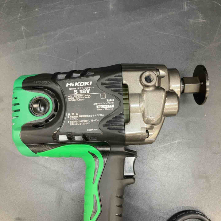 ハイコーキ(HIKOKI ※旧:日立工機) 電子ディスクサンダ S18V【川越店】