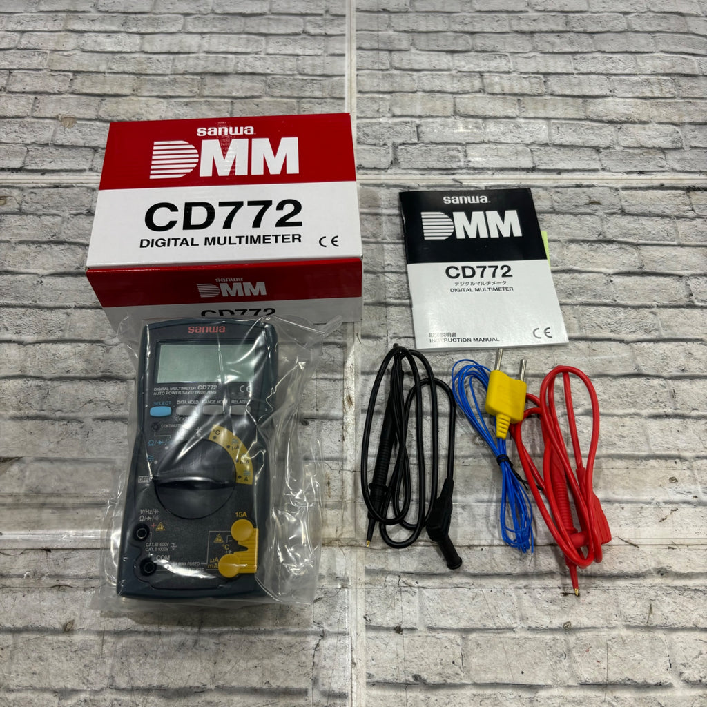 SANWA デジタルマルチメータ CD772【川口店】 – アクトツール