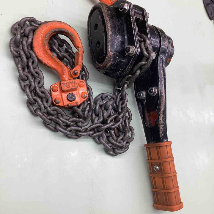 ◇象印 レバーブロック YA-80 0.8t ホイスト 手巻 ロードチェーン ワンタッチ 【越谷店】