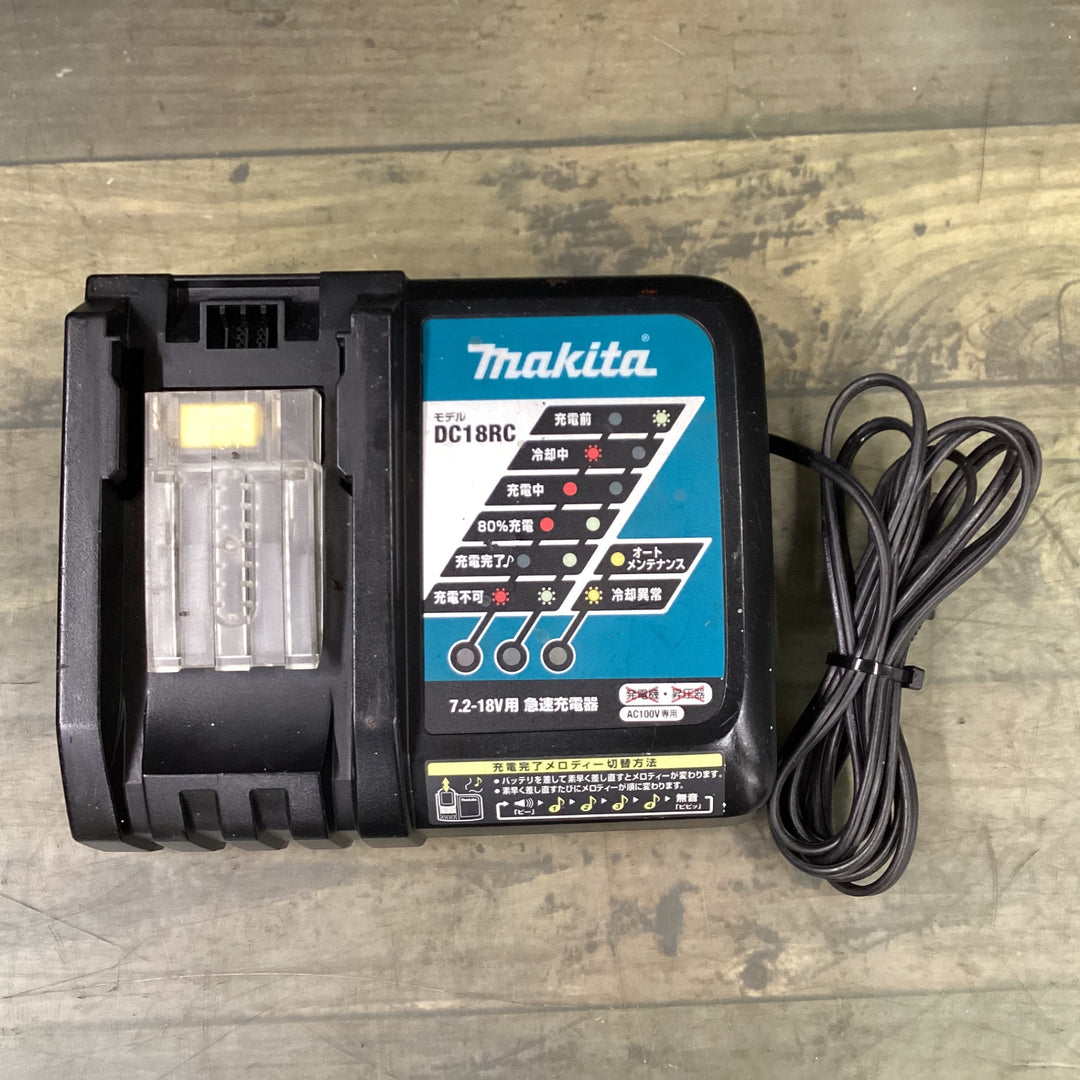 【タイムセール】 【中古品】 マキタ(makita) コードレスインパクトドライバー TD172DGXAP 18V セット品 紫 パープル 動作良好 【東大和店】