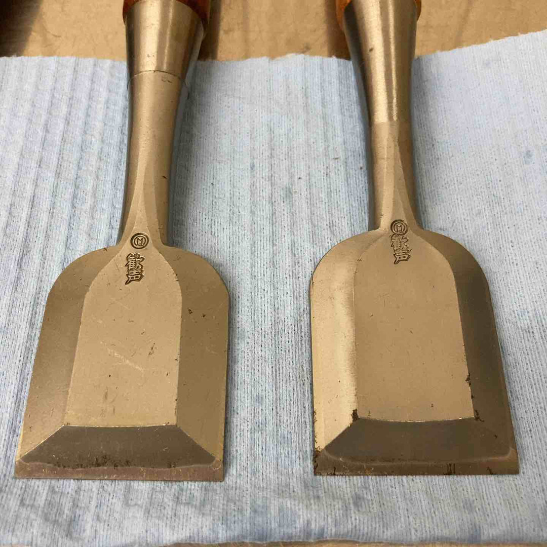 【美品】▼鑿 ノミ  「歓声」 4本組 大工道具 和工具【柏店】