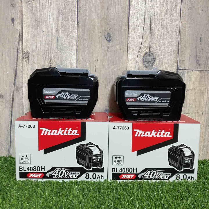 ◇マキタ(makita)リチウムイオンバッテリー 40Vmax/8.0Ah BL4080H 2個セット⑤【戸田店】