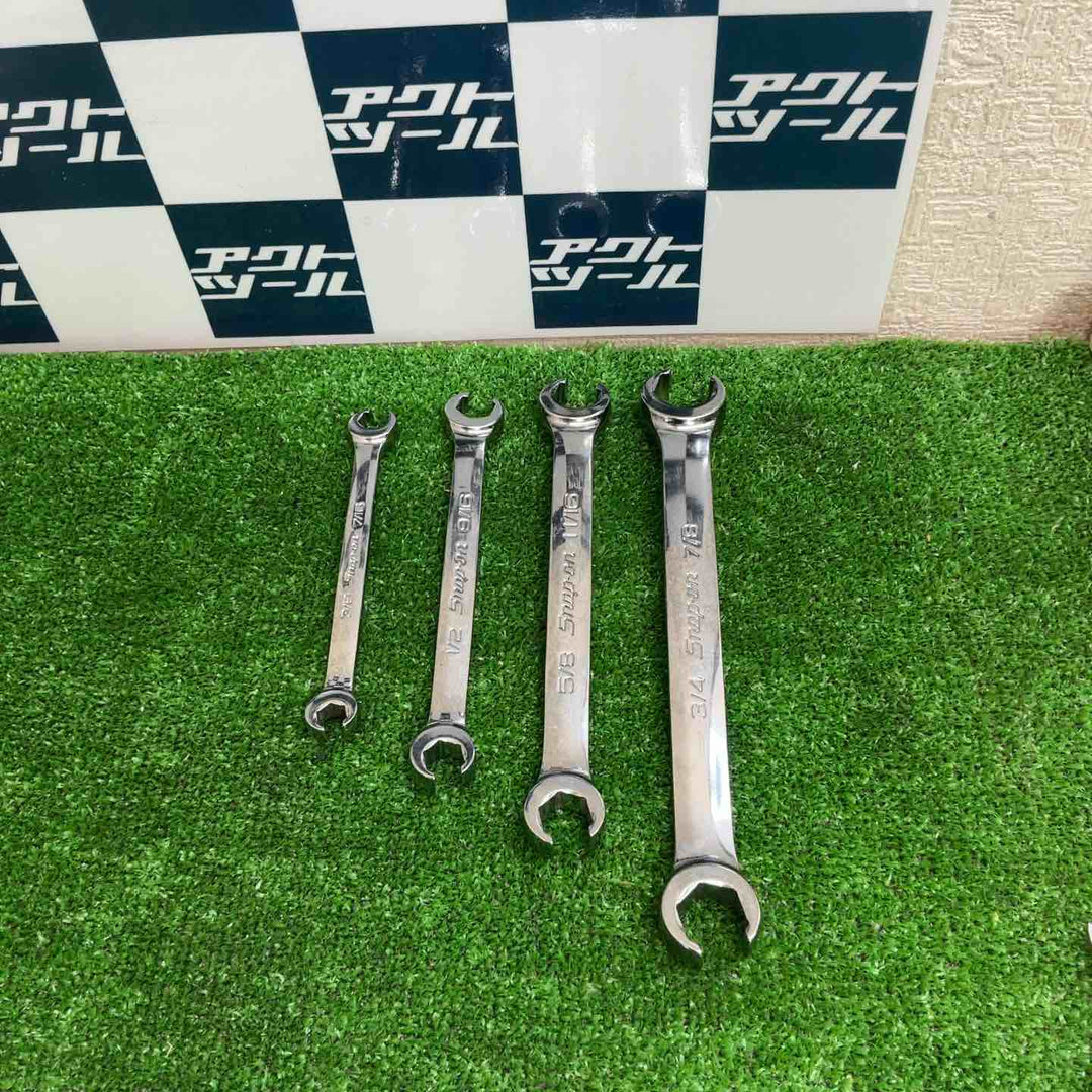 スナップオン(Snap-on) ダブルフレアナットレンチ RXFS 4点セット RXFS2428B/2022B/1618B/1214B【草加店】