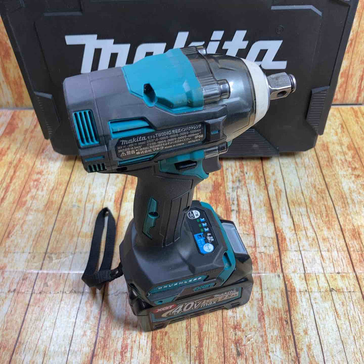 マキタ(Makita) 40Vmax充電式インパクトレンチ 2.5Ah バッテリ2本・充電器・ケース付 TW004GRDX【川崎店】