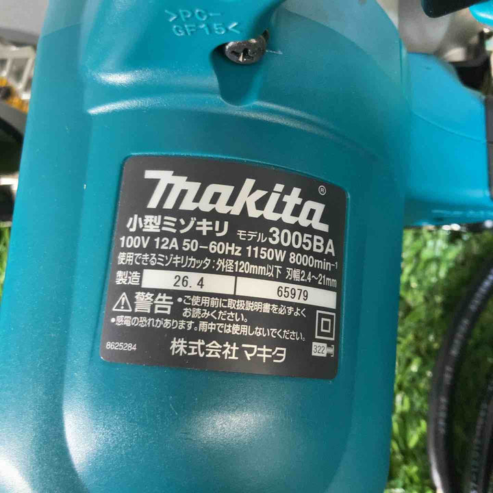 ☆マキタ(makita) 小型ミゾキリ 溝切  3005BA【戸田店】