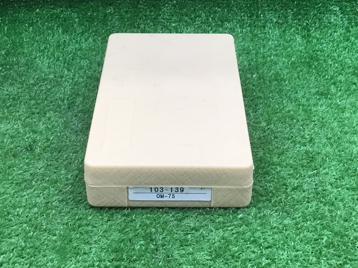 未校正◇ミツトヨ(Mitutoyo) 外側マイクロメーター OM-75 (103-139)【富山店】●Y5コン